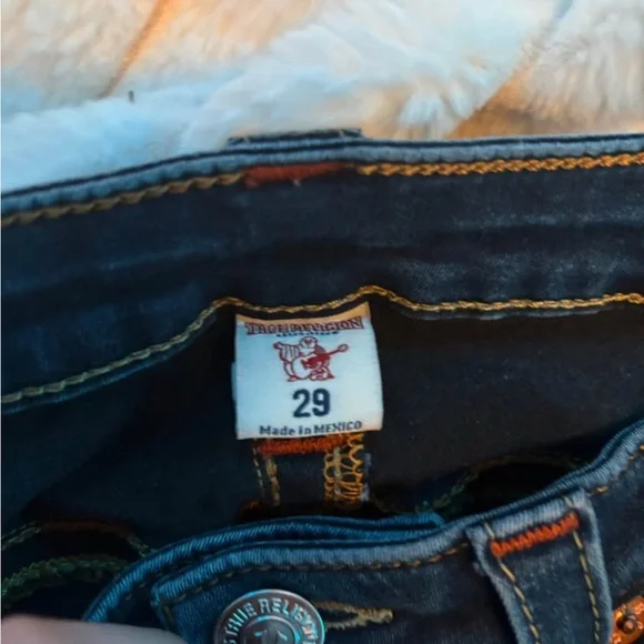 True Religion Dark Blue Skinny Jeans - Picture 2 of 3